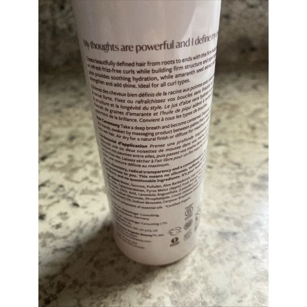 FULL SIZE 6 Oz Innersense I Create Definition Styling Foam